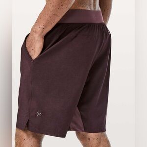 Lululemon T.H.E. Short *Luxtreme Liner 9" Heathered Texture Printed Dark Adobe